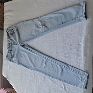 Girl's  Mudd Skinny Stretch Jeans, Color Light Denim Blue, Size 14